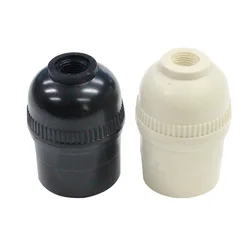 Edison Screw E27 Black Lamp Bakelite Bulb Holder For Dinning Room