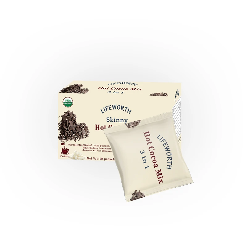 
Lifeworth detox drink slimming 3in1 instant hot chocolate 