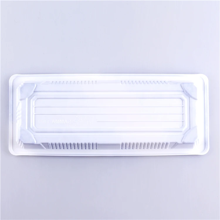 SM1-1102GA Rectangle Disposable Food Plastic Packing Tray Frozen Food Tray for Meat and Fish