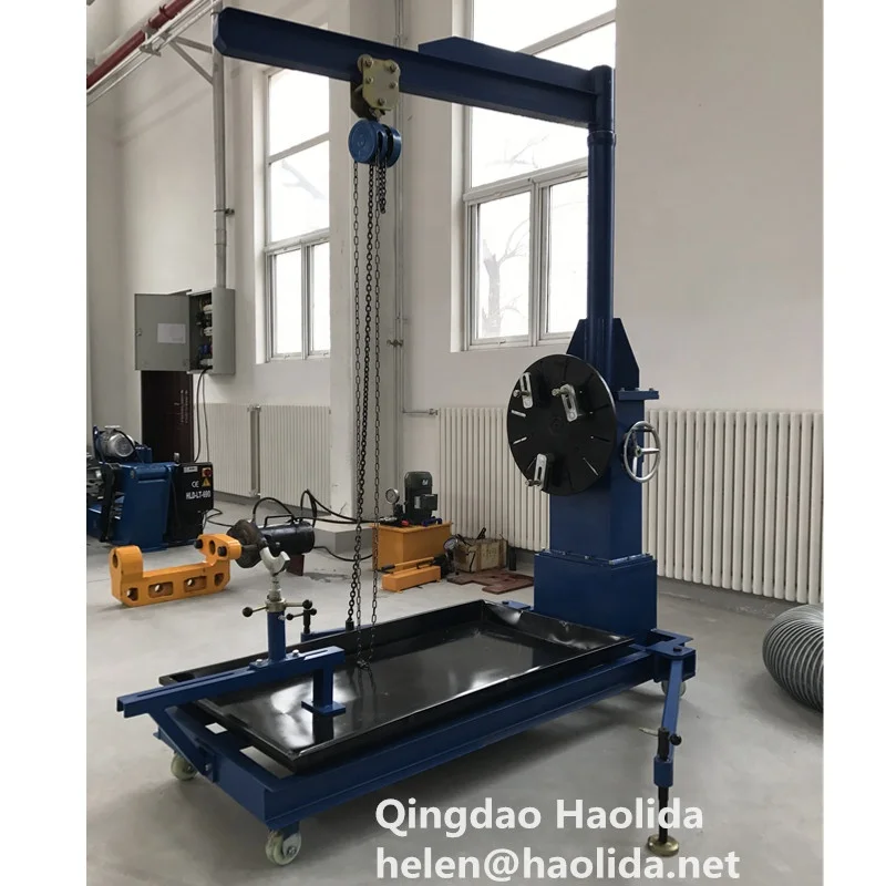 Factory Supply Automobile Engine Disassembly  Turnover Stand for Heavy Duty Engine