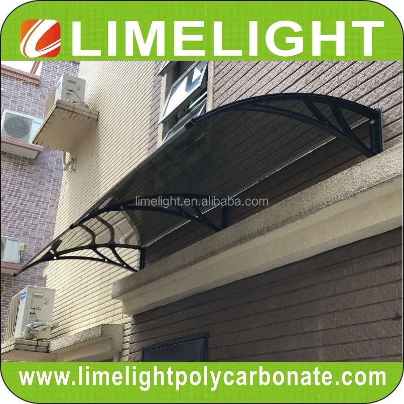 DIY polycarbonate awning for window awning and door canopy