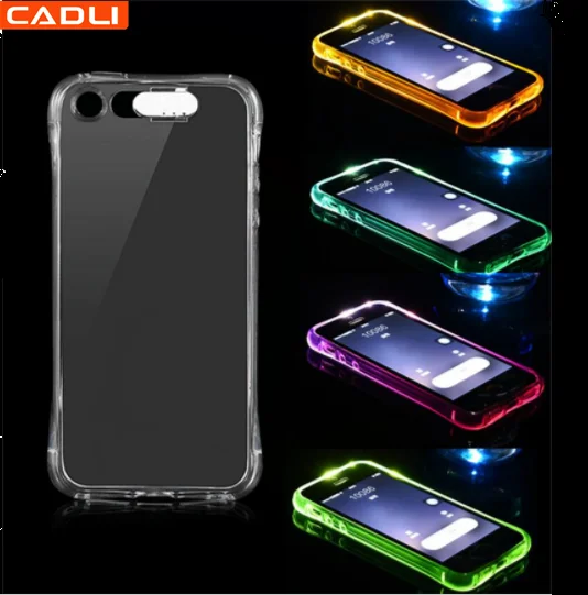 Flash Light Incoming Call Flashing TPU Cell Phone Case for iphone 6 6s