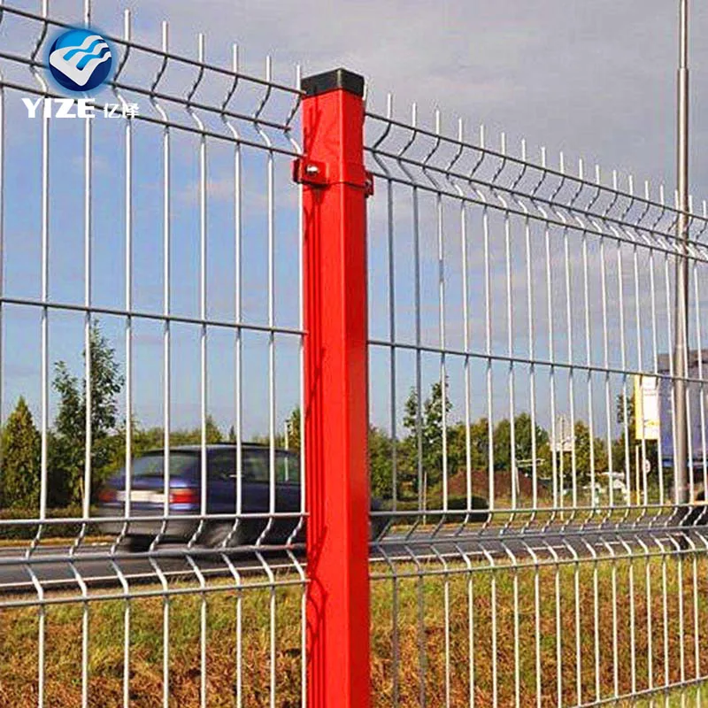 3D Folding Welded Wire Mesh Curved Fence For Poland