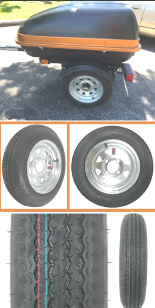 China Wanda 205 75 15 airless trailer tires