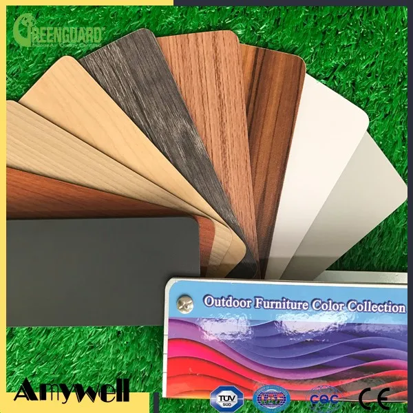 Amywell factory CNC processing interior Phenolic resin compact hpl wall decorative panel