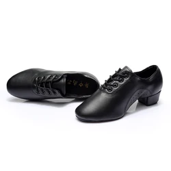 Ballroom Latin Dance Shoes Genuine Leather Men Dance Shoes