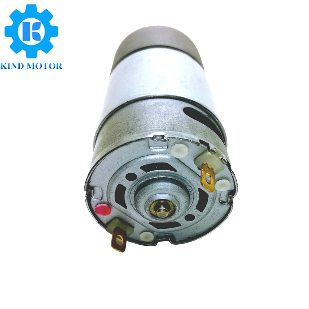 37mm high torque 6v 12v 24v spur gearbox low rpm speed reducer dc gear motor for robot