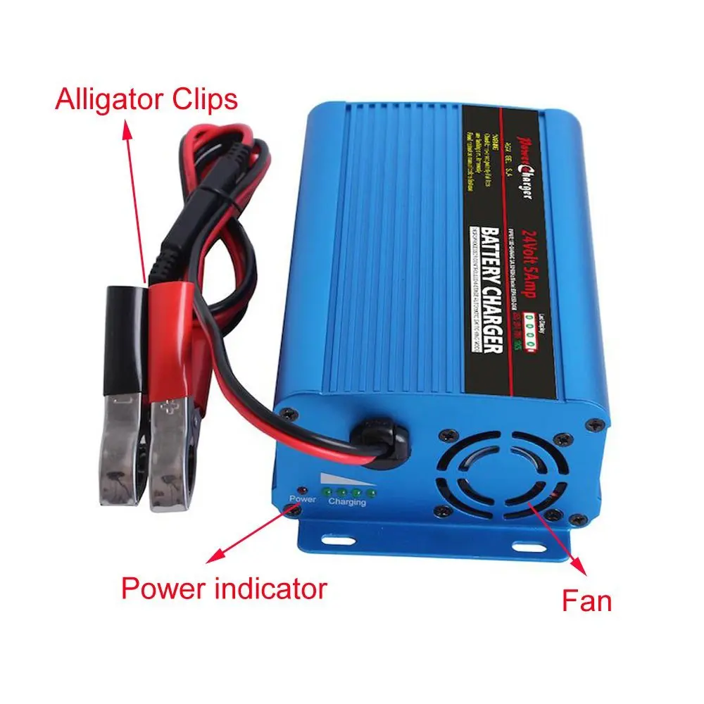 Hot selling Lithium-ioon battery MCU controlled smart charger  output 29.4v 5a automatic battery charger car