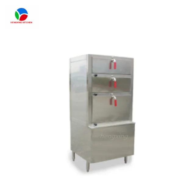
stainless steel seafood steamer/kitchen steam cabinet/three door steamer 