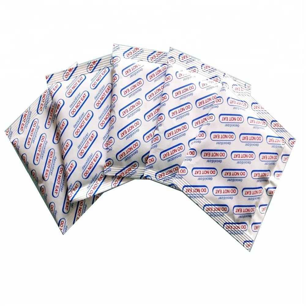 Food grade oxygen absorber packets for food packaging