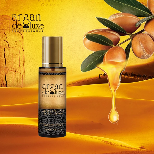 Private Brand Stable   Argan Oil Hair &Body Serum for Cosmetics Use