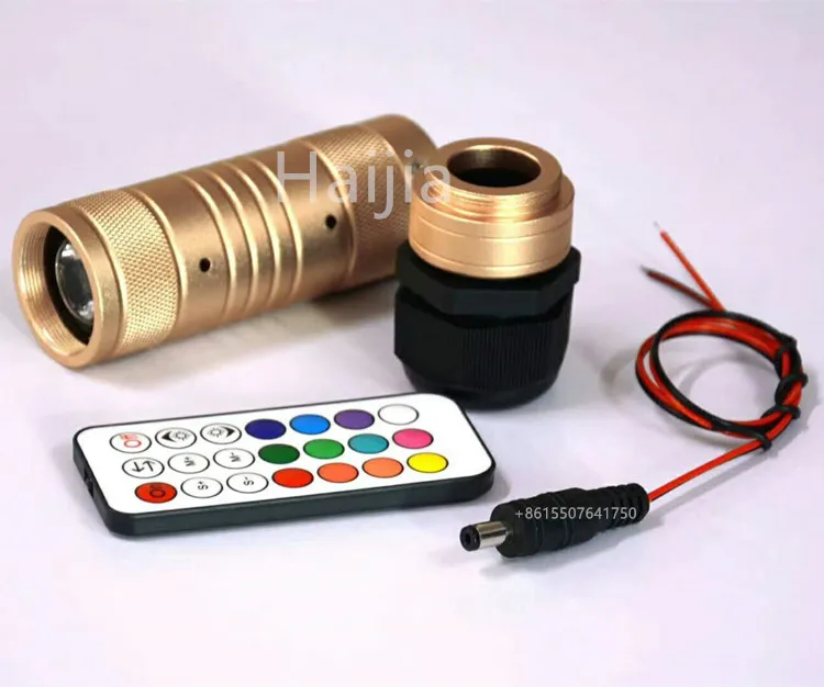 Музыкальный пульт дистанционного управления 6 Вт 12 В мини аудио Обесцвечивающий волоконно-оптический свет проектор апертура 3 мм ~ 20 мм