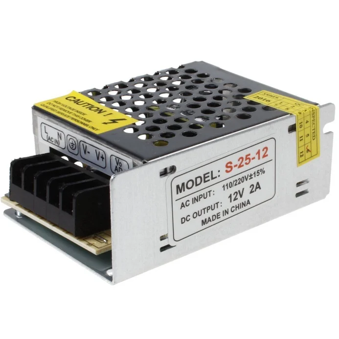 C-Power 110v 220v ac dc 12v 24v1a 2a power supply s-25-12 for traffic light led