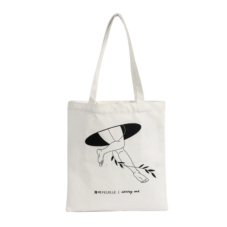 wholesale recyclable shopping cotton bag and canvas tote bag