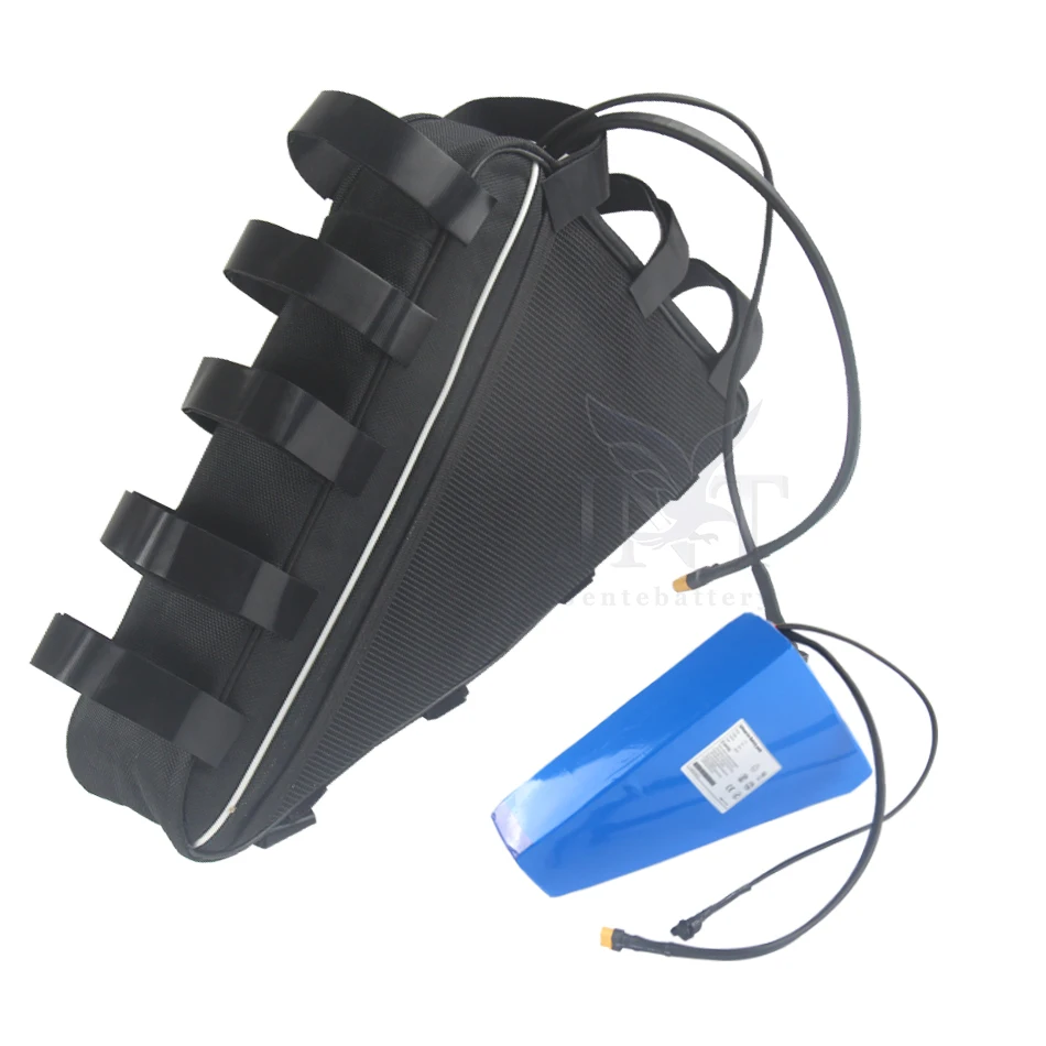 Superior quality  ebike  tube 72v triangle battery pack 21AH lithium battery