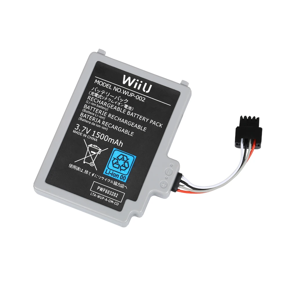 Factory Spot Wholesale WUP-012 3.7v 1500mah For NS Gamepad High Capacity For Wii U Controller Battery