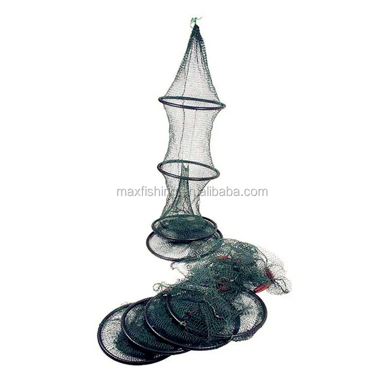 Folding fishing eel fyke net