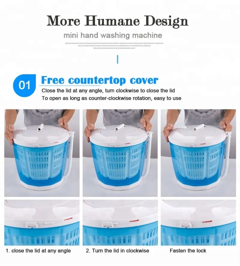 European Patented CE approved portable no electricity power washer machine