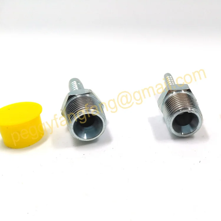 15611 NPT male straight connector hose nipple fitting NPT coupling NPT high pressure rubber pipe fitting