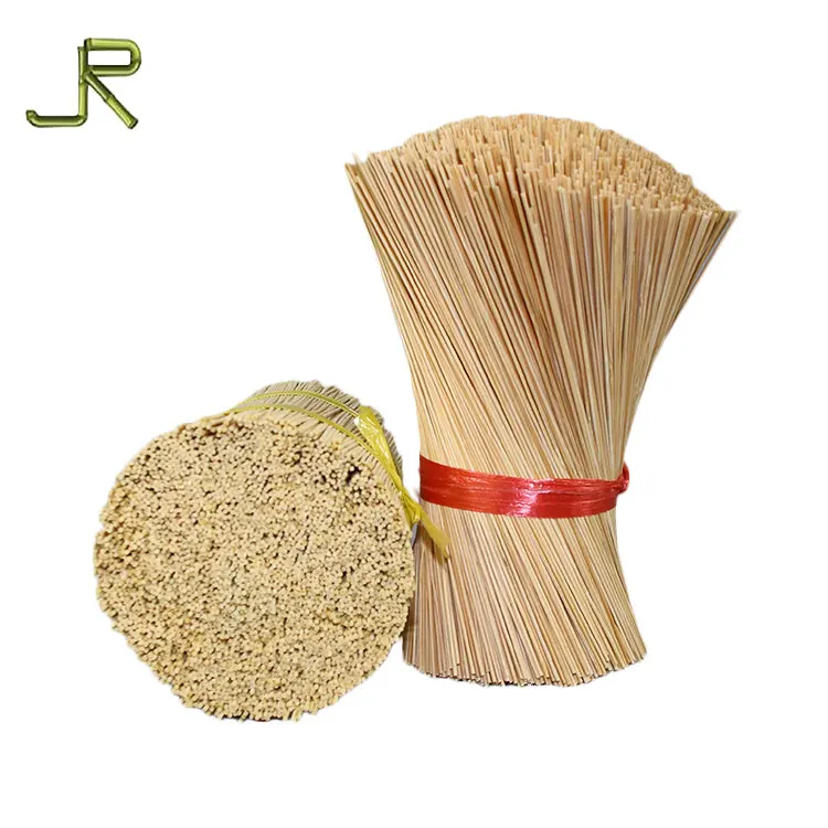 Easily Cleaned natural 1.2mm round incense round agarbatti bbq bamboo stick