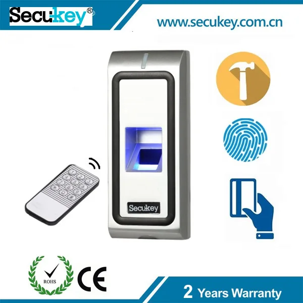 Металлический корпус Card Reader биометрическим сканером отпечатков пальцев домофонов устройства