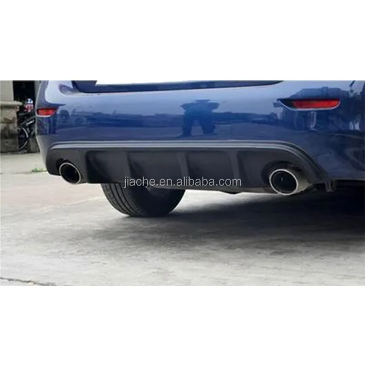 Carbon Fiber/FRP Rear Bumper Diffuser Lip Spoiler for Infiniti Q50 Q50S 2014-2017 add on style