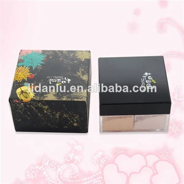 2014 новый дизайн банку пороха с вращающейся для макияжа больше цвета