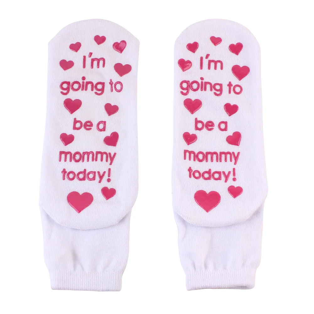 Luxury Combed Cotton Labor and Delivery Socks - Perfect Baby Shower Gift or Push