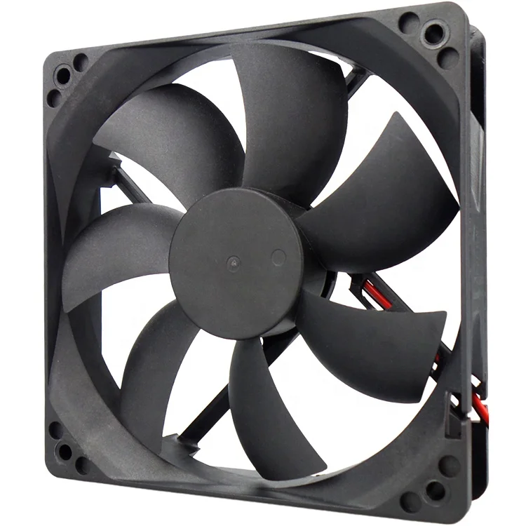 Small plastic 120mm computer pc120x120x25mm 5inch 12v 24v dc cooling axial flow fan