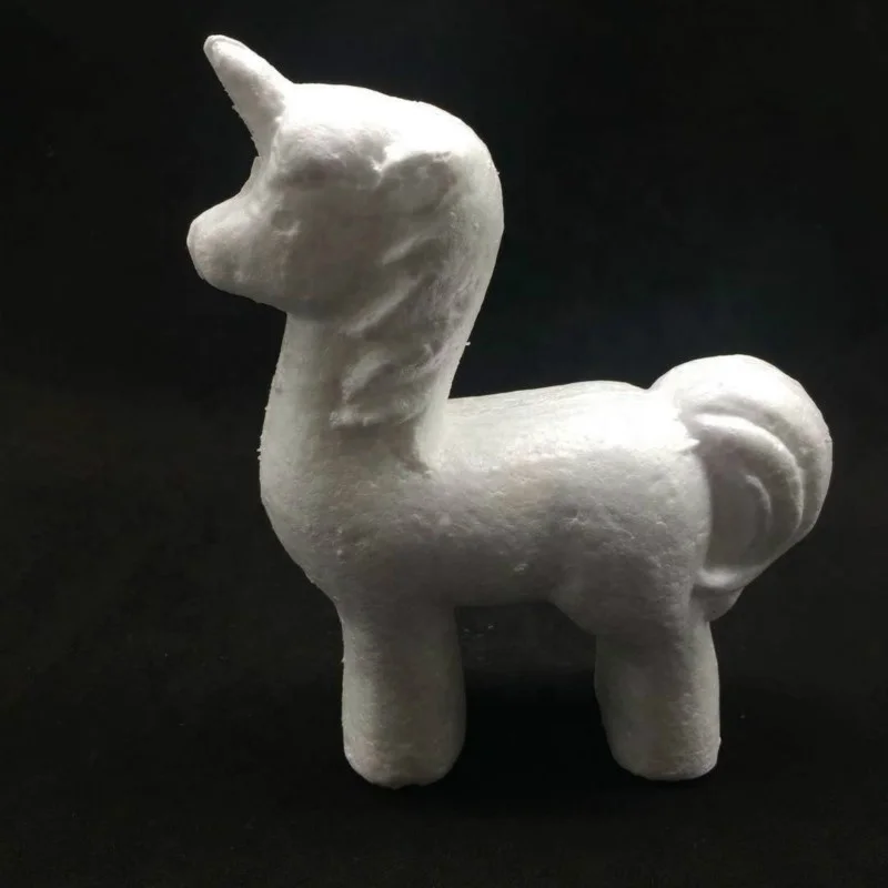 EPS Craft DIY  Styrofoam unicorn Animal Shape Model Kids Craft  for Kids