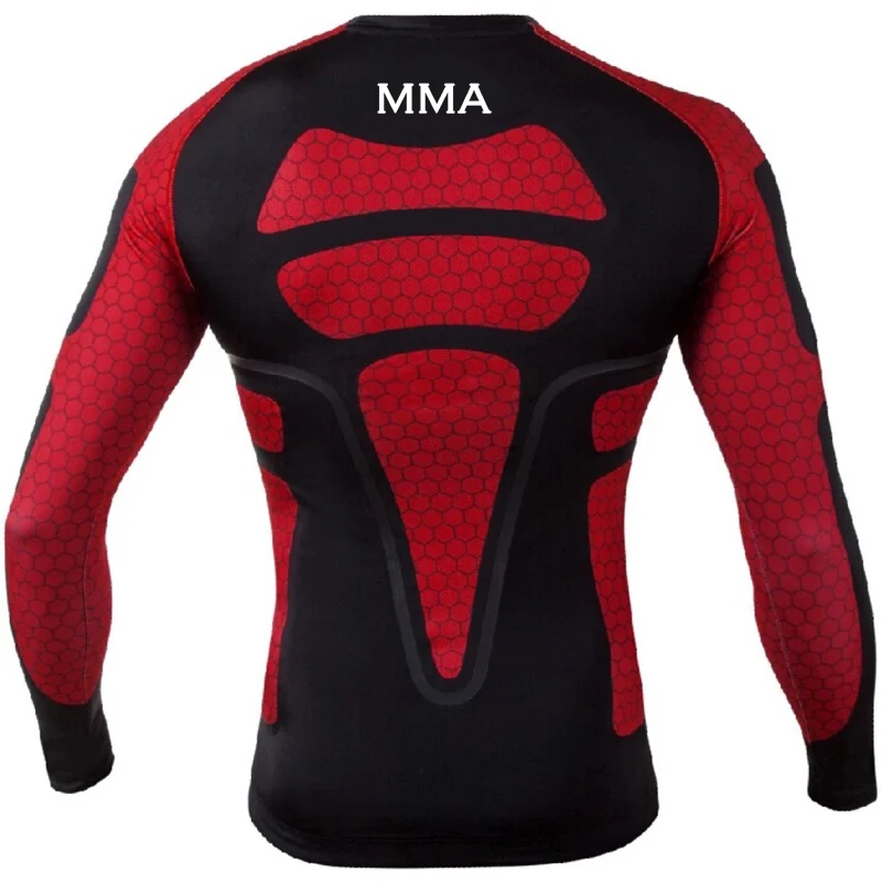 Custom Rashguard for Men Fight Club Boxing Bodybuilding Rash guard Printing Your Logo Quick Dry Fit Yoga Shirt Running Top