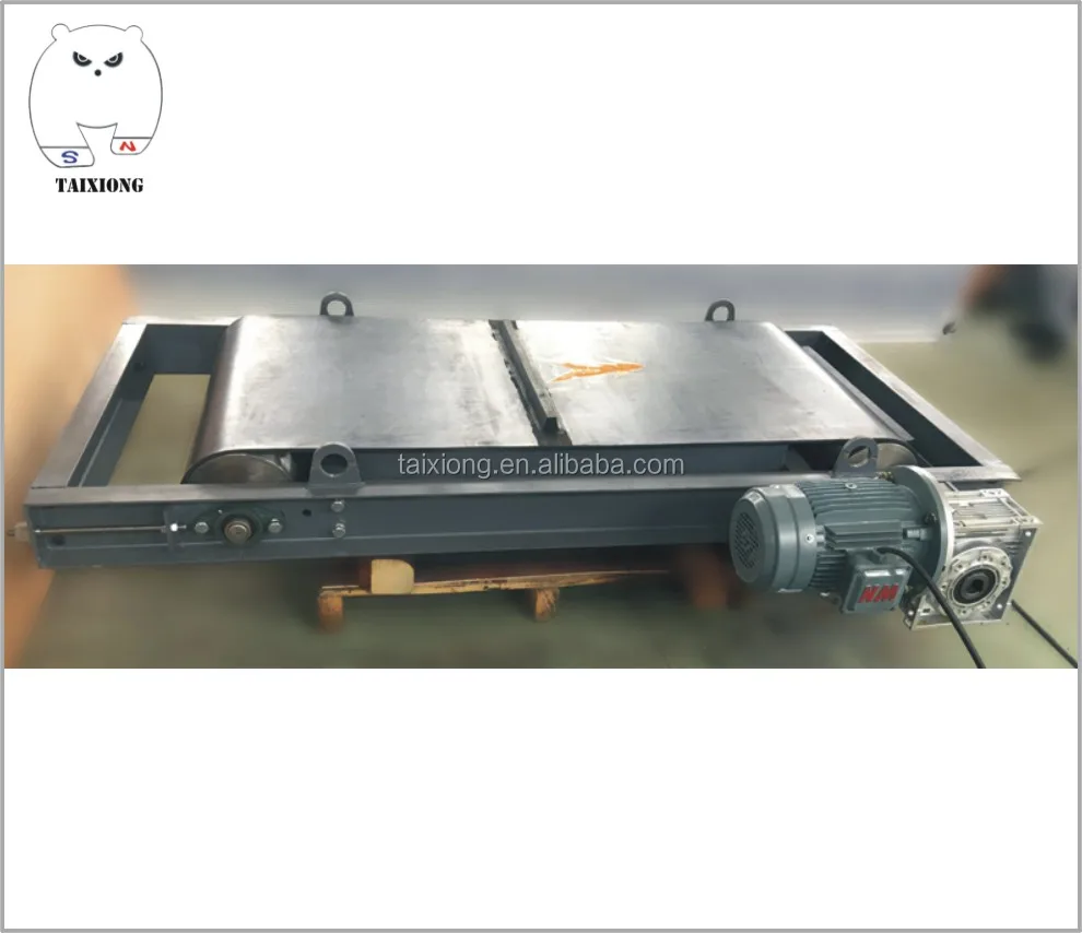 Belt Width 800mm Self Cleaning Conveyor Belt Magnetic Separator For Iron Sorting