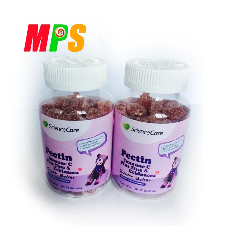 Pectin Immune C Plus Zinc &Echinacea Vitamin Gummy Bears Candy