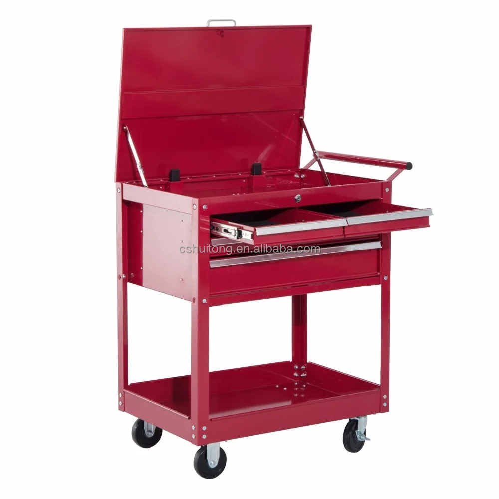 
Metal Chest High Quality Cheap 4 drawers with ball-bearing slid Tool Cart And Roll Trolley cabinet 
