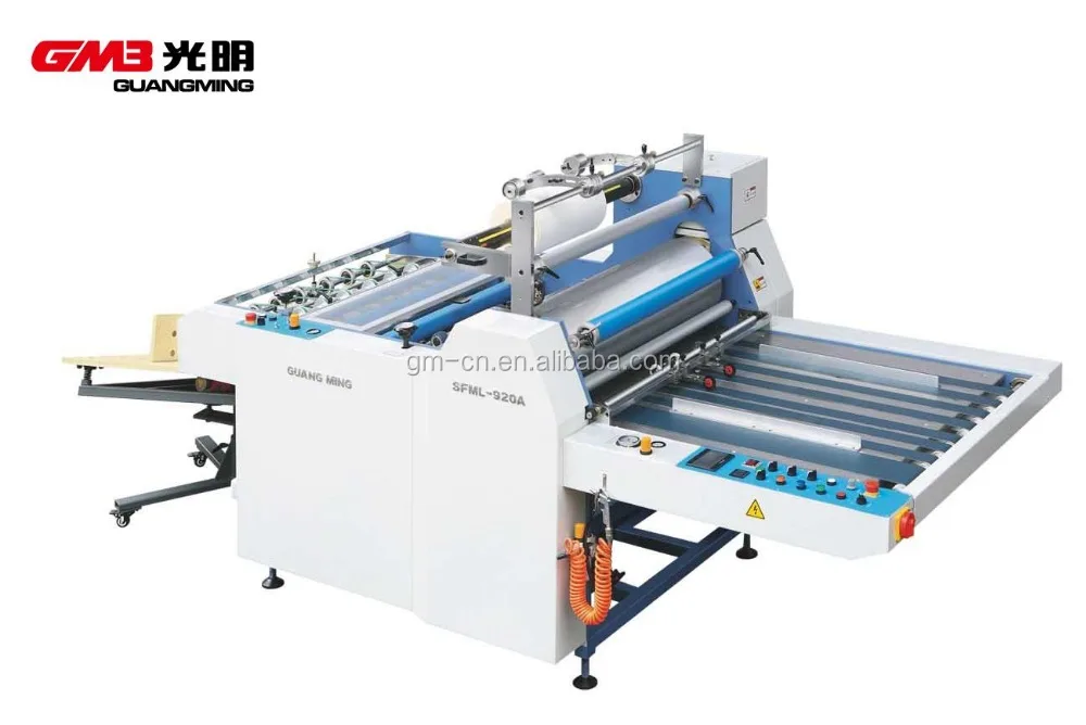 GUANGMING Small SFML-720A/920A/1100A Small Semi Automatic Laminating Machine lamination