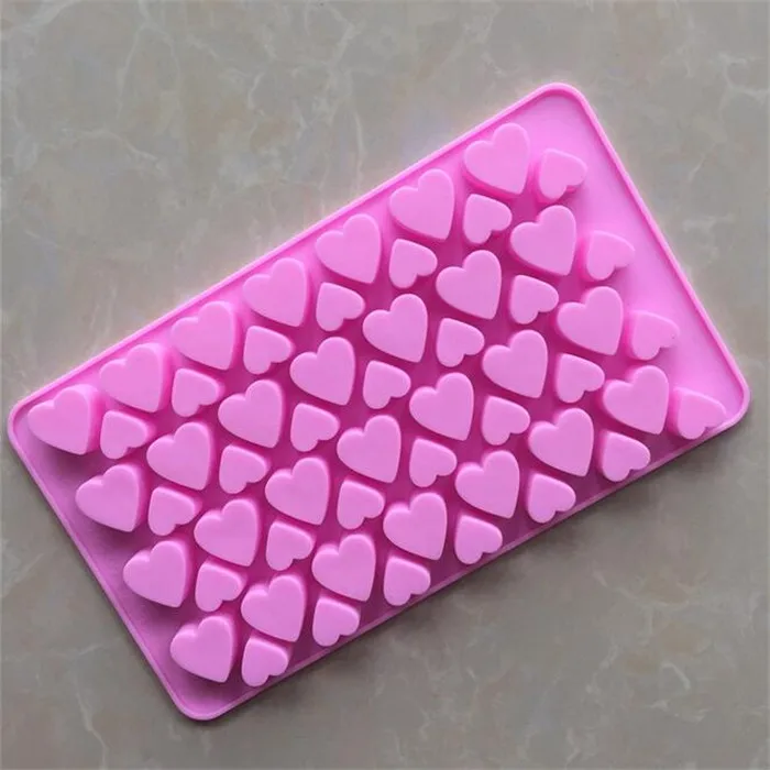 
56 heart cheap ice molds silicone 