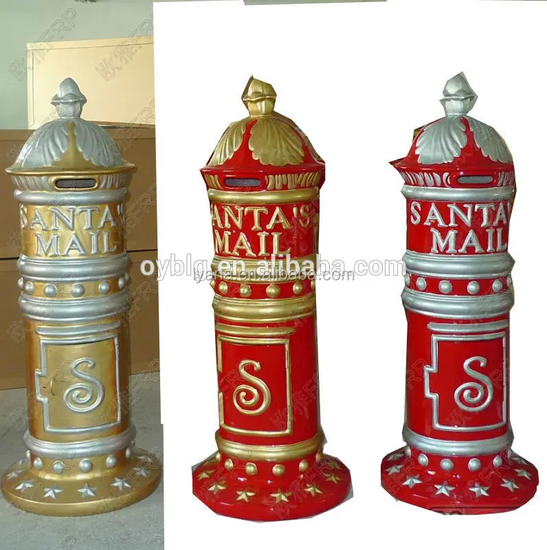 Новогодний декоративный почтовый ящик, 168 см