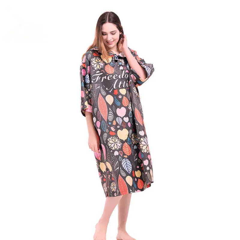 
Hot Sale Wholesale Quick Dry Digital Printed Microfiber Beach Poncho 