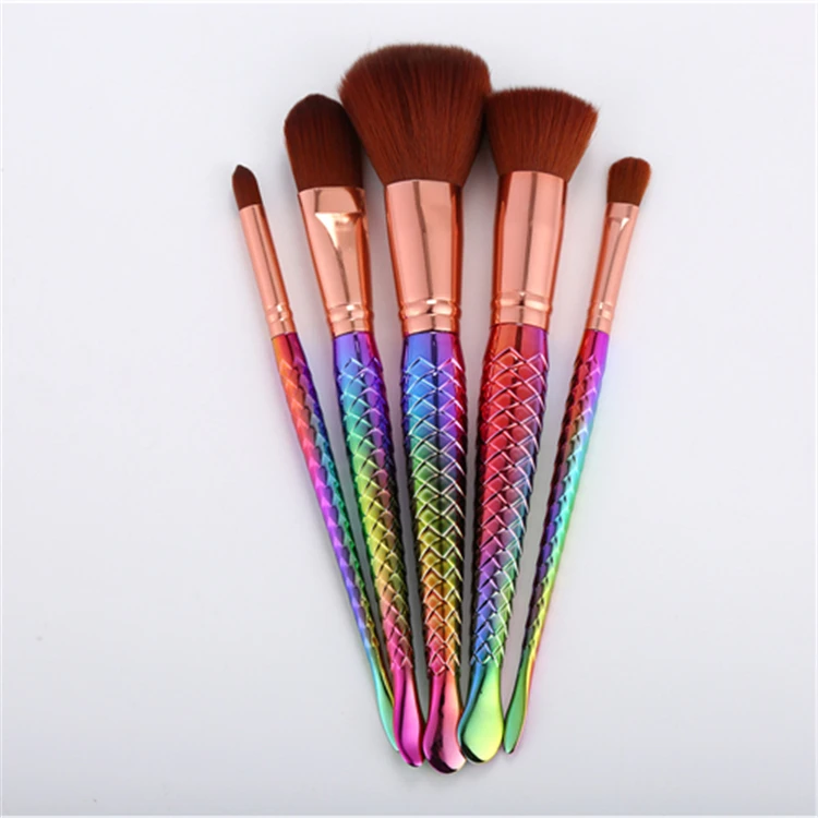 
flat top makeup brush set professional makeup brush manufacturer 2019 silicone facial cleaning eye makeup brush set 
