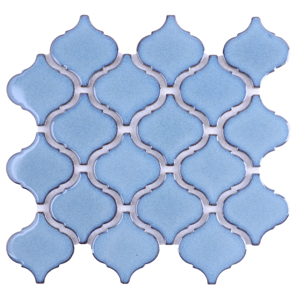 Китайская керамическая стеклянная мозаика для плитки бассейна по низкой