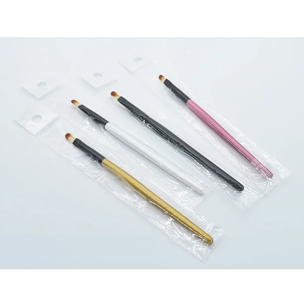 Best professional aluminum private label make up brushes lip brush