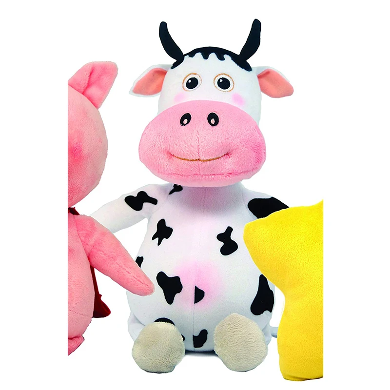 Custom Stuffed Animal Doll Little Baby Bum Musical Cow Daisy Plush Toy