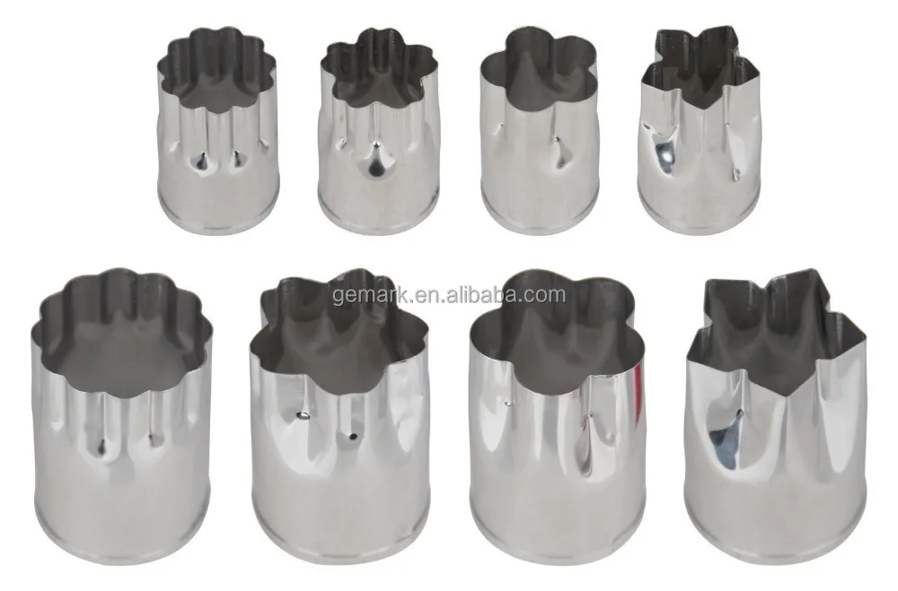 fruit and vegetable tool Mini Cookie Cutter Stainless Steel Cake Cutters For Kids