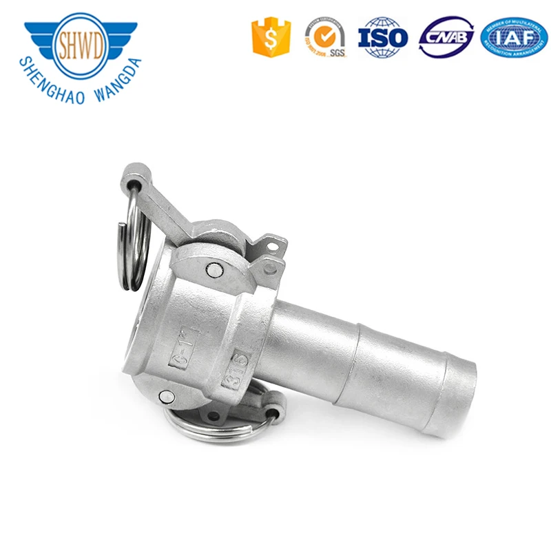 Quick connector Hot Sale Stainless Steel Tube Connector Quick Release Camlock Couplings
