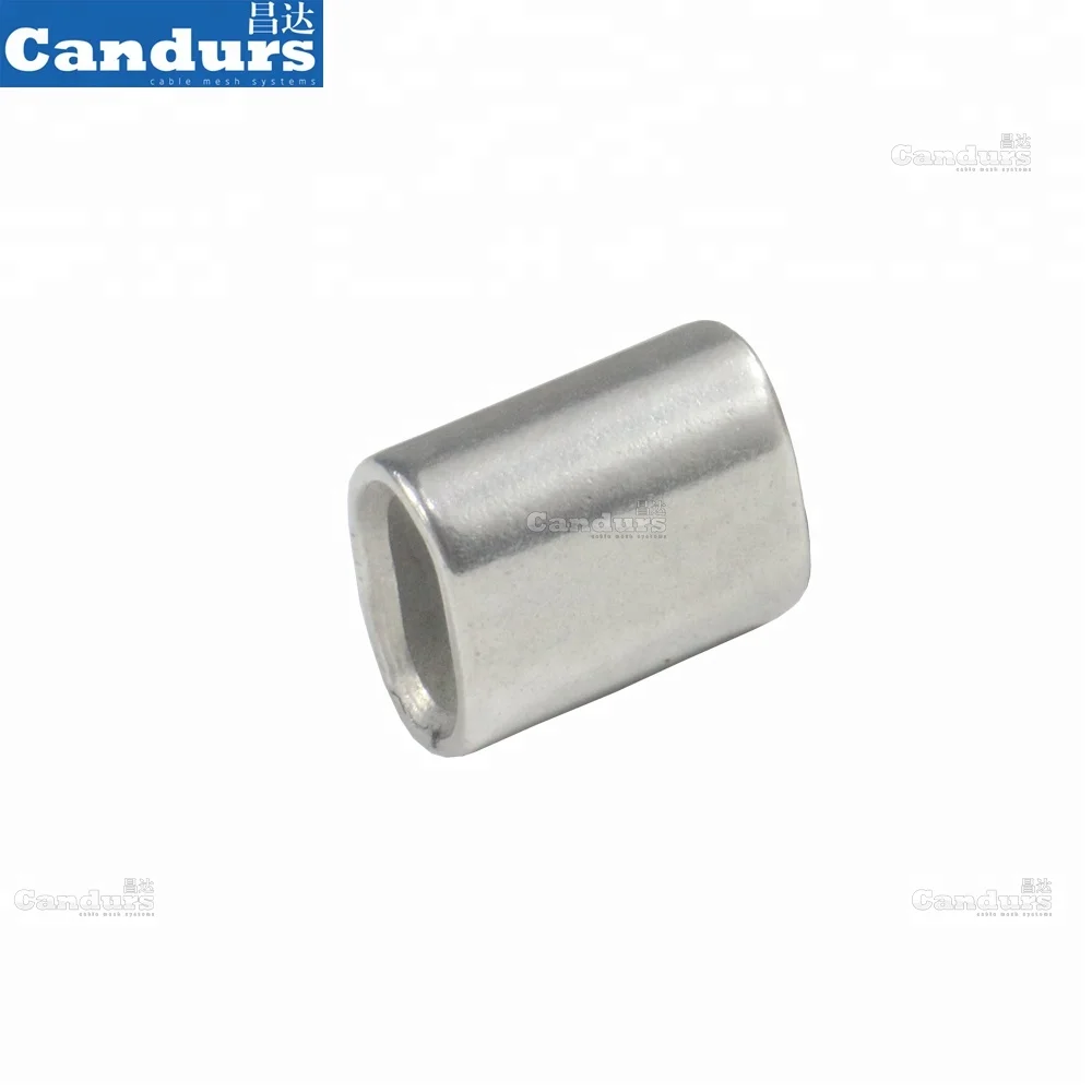 1 mm - 18mm 316 Stainless Steel Cable Crimping Clamp Wire Rope Sleeve