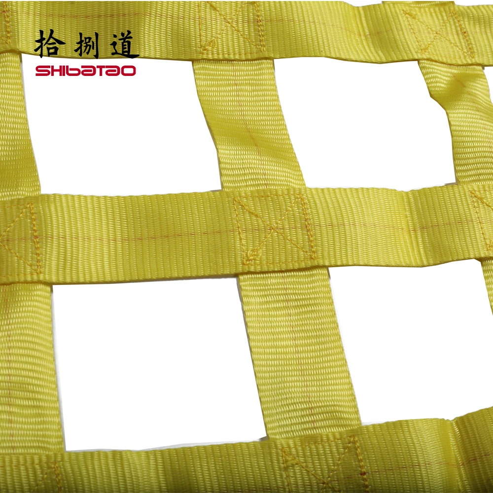 Polyester Webbing Net Adjustable Cargo Net Climbing Cargo Net for Truck for Trailer