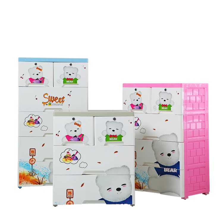 Вместительный детский пластиковый ящик, дизайн шкафа для одежды