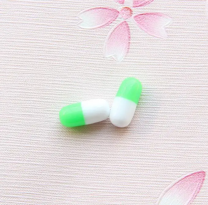 Large Size Simulation Pill Beads Resin Candy Charms For Slime Making Kit Phone Decoration