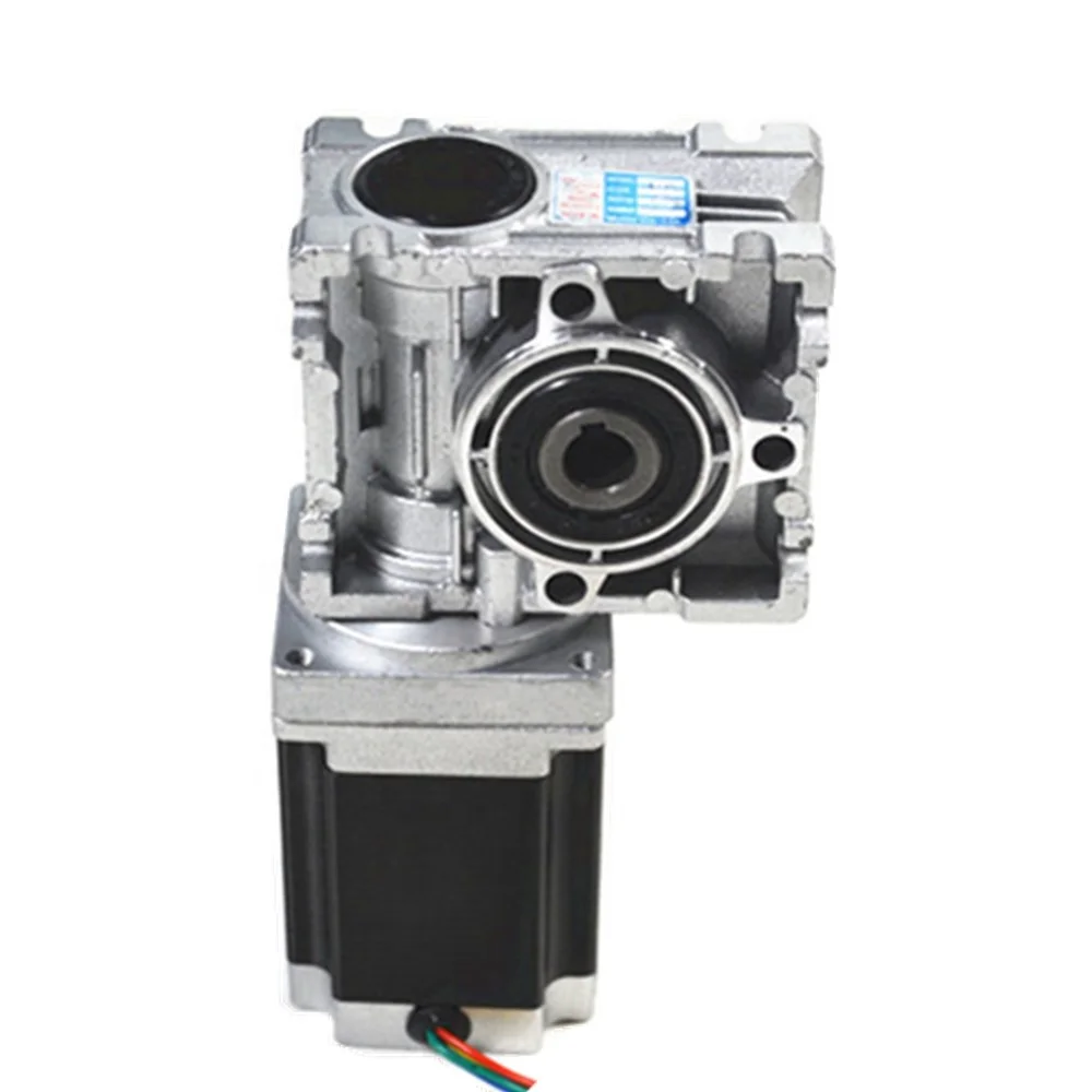 Шаговый двигатель NEMA 23 56 мм и 76 мм с червячной передачей RV30