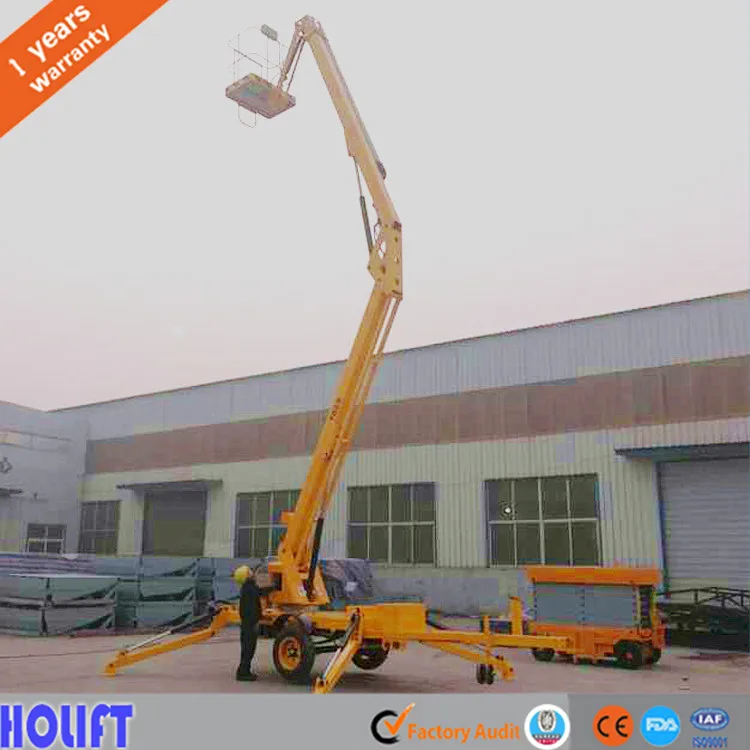 2017 best selling Farming used cherry picker portable lifter boom lift platform of high quality
